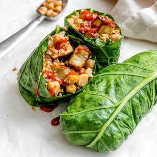 Collard Green Wraps [+ Multiple Fillings]