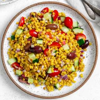Mediterranean Pearl Couscous Salad