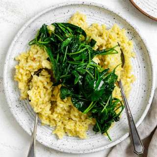 Slow Cooker Risotto with Kale