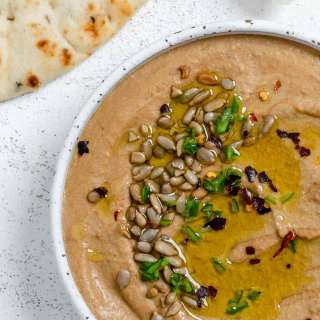 Easy Yellow Lentil Hummus