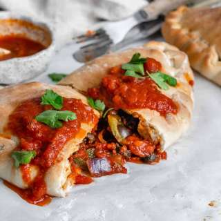 Vegan Calzones (Homemade Vegan Pizza Dough)