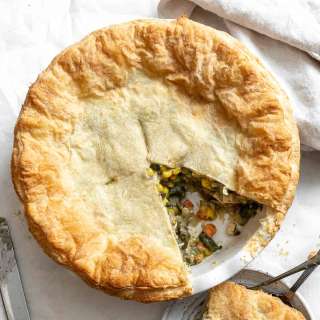 Mixed Vegetable Vegan Pot Pie