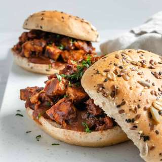 BBQ Tempeh Sandwich