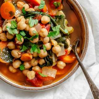 Easy Garbanzo Bean Soup [Stove, Instant Pot, Crockpot]