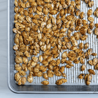 Roasted Spicy Pumpkin Seeds