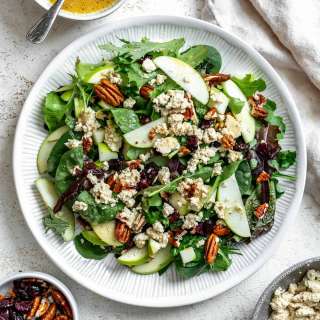 Easy Apple Pecan Salad [With Cranberries]