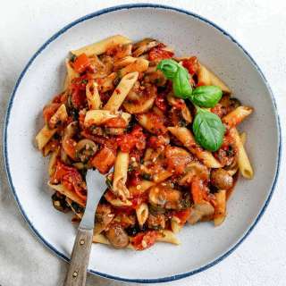 Spicy Tomato Basil Pasta