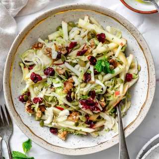 Shaved Brussels Sprouts Salad