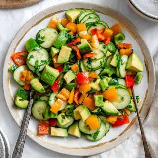 Cucumber and Bell Pepper Salad