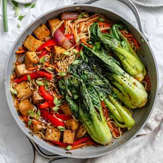Udon Noodles Stir-Fry