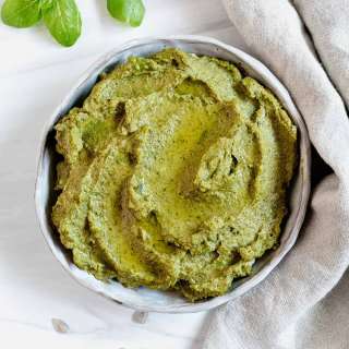 Vegan Basil Sunflower Seed Pesto (Without Pine Nuts)