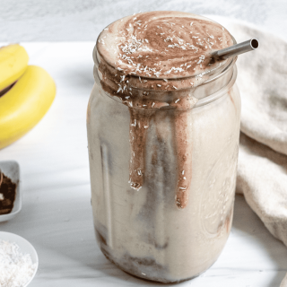 Chocolate Peanut Butter Banana Smoothie