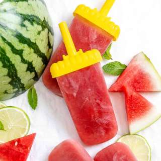 Healthy Watermelon Popsicles