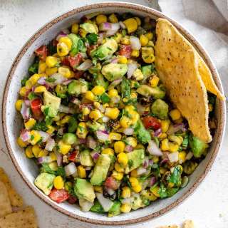 Roasted Chili Corn Salsa (2 Ways)
