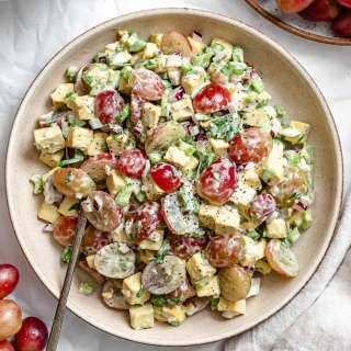 Vegan Chicken and Grape Salad