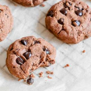 Double Chocolate Chip Peppermint Cookies