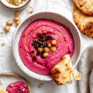 Easy Beet Hummus