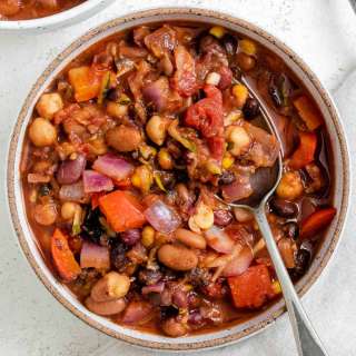Vegan Bean Chili [Slow Cooker, Instant Pot, Stove]