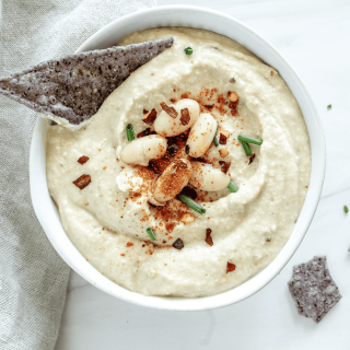 Creamy White Bean and Chive Spread