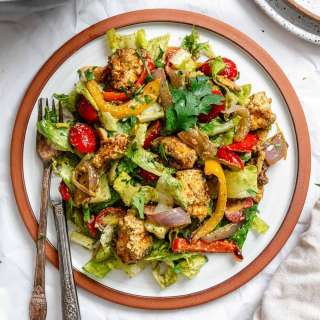 Fajita Salad [With Tofu]