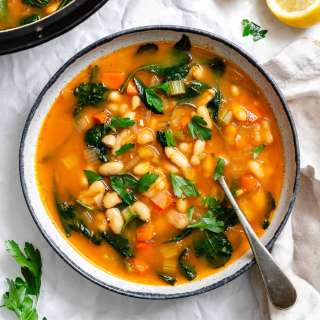 Tuscan White Bean Soup [With Kale]