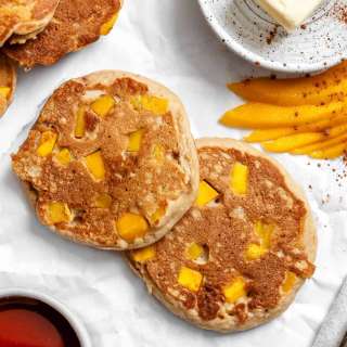 Fluffy Mango Pancakes