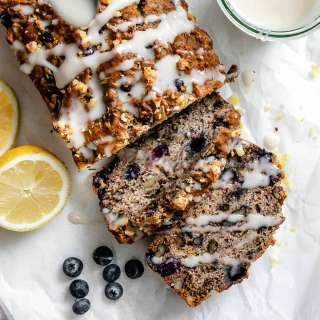 Vegan Lemon Blueberry Loaf