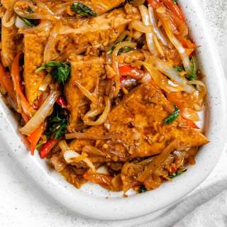 Easy Lemon Basil Tofu