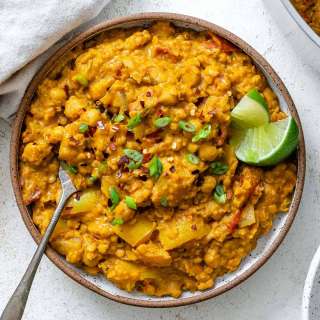 Easy Chickpea Lentil Curry