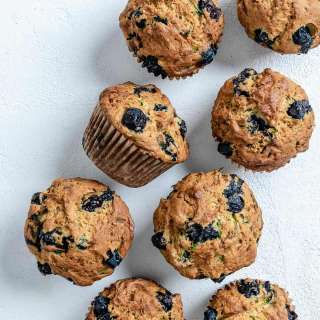 Vegan Blueberry Zucchini Muffins