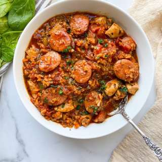 
Whole30 Chicken Jambalaya