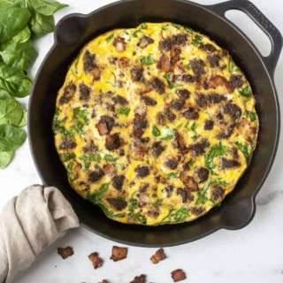 
Paleo Frittata with Spinach (Whole30)