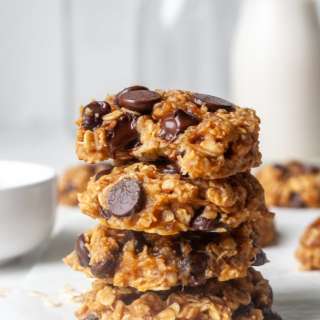 
Banana Oatmeal Peanut Butter Cookies