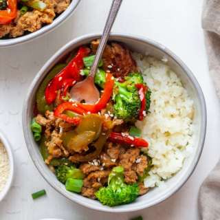 
Ground Turkey Teriyaki Bowls (Whole30, AIP)