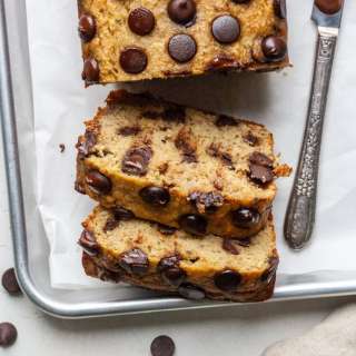 
Gluten Free Zucchini Banana Bread (Paleo)