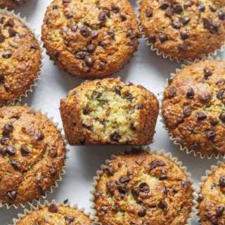 
Paleo Chocolate Chip Zucchini Muffins