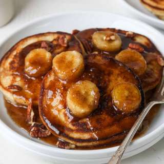 
Bananas Foster Pancakes