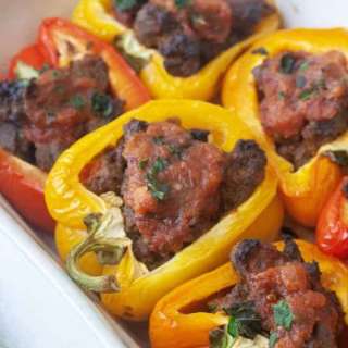 
Whole30 Taco Stuffed Peppers (Paleo)
