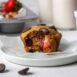 
Gluten Free Strawberry Muffins (Dairy Free & Paleo)