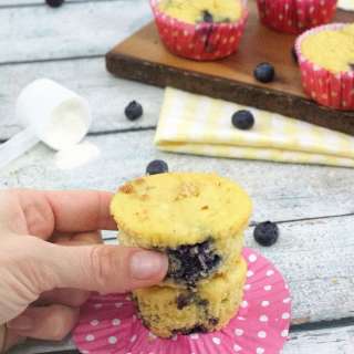 Gluten-Free Blueberry Protein Muffins