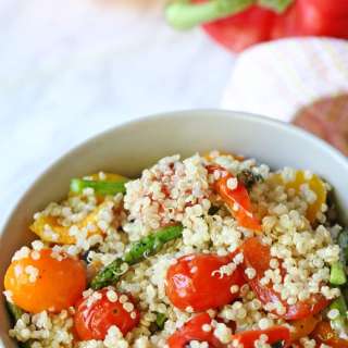 Vegan Grilled Veggie Quinoa Salad