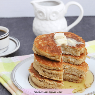 Easy Almond Flour Oat Pancakes