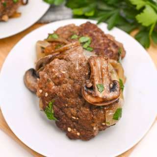 Slow Cooker Salisbury Steak (Dairy and Gluten-Free)