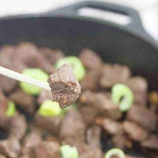 Easy Garlic Teriyaki Steak Bites