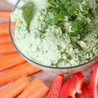 Easy Green Goddess Hummus