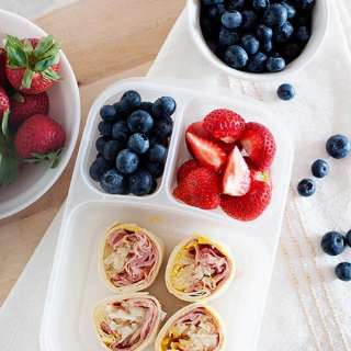 Probiotic Lunch Idea - Reuben Pinwheels