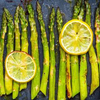 Roasted Asparagus with Lemon