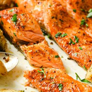 Baked Cajun Salmon | 3-Ingredients!