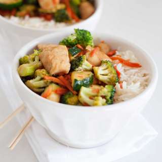 Chicken Zucchini Stir Fry