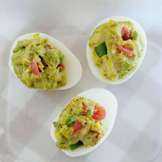 Guacamole Deviled Eggs